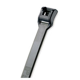 Panduit ILT2S-C0 Cable Tie, In-Line, 8.3";L (211mm), Standard, Weather-resistant, Black, Pack of 100