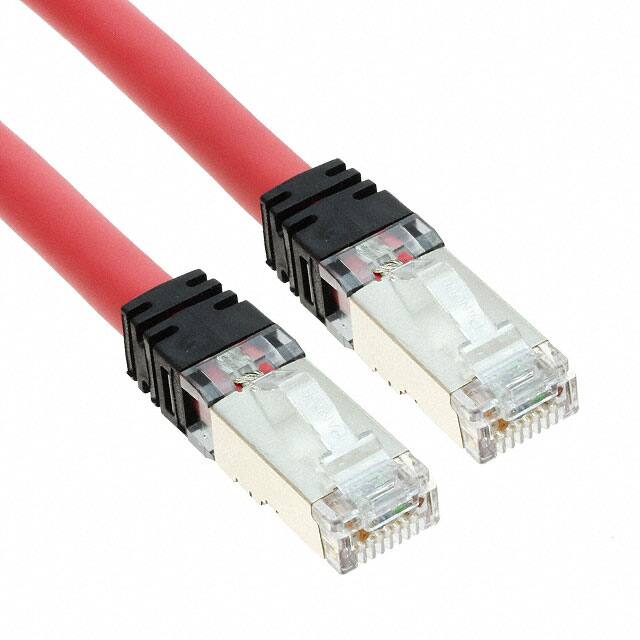 Panduit ISTPHCH5MRD | Patchcord Industrialnet Cat5E Shielded 600V Rj45 Plug To Rj45 Plug Red 5M