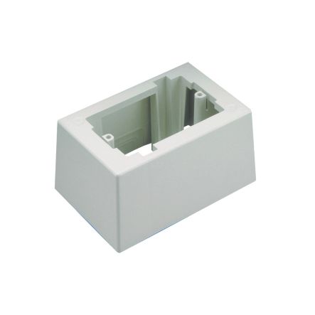 Panduit JB1DEI-A | Single Gang Low Voltage 1-piece Deep Outlet Box With Adhesive, Electric Ivory