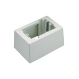 Panduit JB1DEI-A | Single Gang Low Voltage 1-piece Deep Outlet Box With Adhesive, Electric Ivory