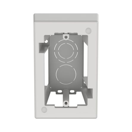 Panduit JB1DWH-A | Single Gang Low Voltage 1-piece Deep Outlet Box With Adhesive, White