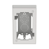 Panduit JB1DWH-A | Single Gang Low Voltage 1-piece Deep Outlet Box With Adhesive, White