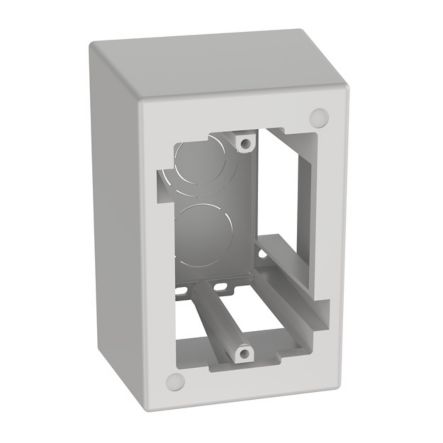 Panduit JB1DWH-A | Single Gang Low Voltage 1-piece Deep Outlet Box With Adhesive, White