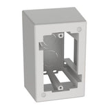 Panduit JB1DWH-A | Single Gang Low Voltage 1-piece Deep Outlet Box With Adhesive, White