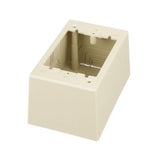 Panduit JBP1DEI | Single Gang Power Rated 2-piece Deep Outlet Box, Electric Ivory