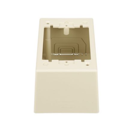 Panduit JBP1DEI | Single Gang Power Rated 2-piece Deep Outlet Box, Electric Ivory