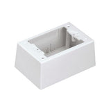 Panduit JBP1IWH | Single Gang Power Rated 2-piece Intermediate Outlet Box, White