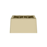 Panduit JBP2DEI | Double Gang Power Rated 2-piece Deep Outlet Box, Electric Ivory