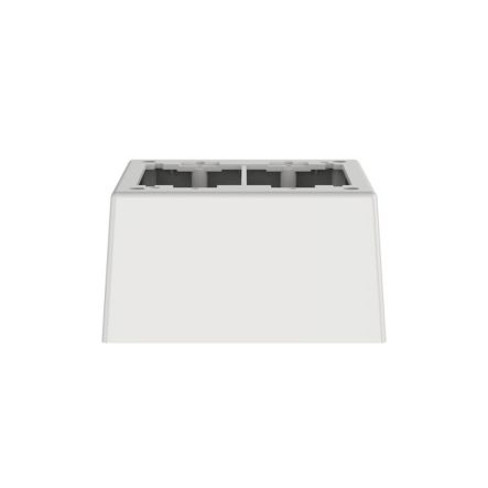 Panduit JBP2DWH | Double Gang Power Rated 2-piece Deep Outlet Box, White