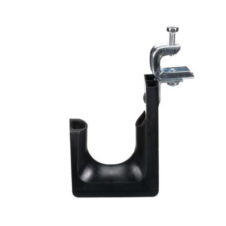 Panduit JP2SBC50RB-L20 | J Hook With Screw-on Beam Clamp Use With Flanges Up To 1/2"; (12.7mm) Thick Rotates 360 degrees, Black, Maximum Bundle Capacity 2.0";