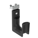 Panduit JP2SBC87RB-L20 | J Hook With Screw-on Beam Clamp Use With Flanges Up To 3/4"; (19.1mm) Thick Rotates 360 degrees, Black, Maximum Bundle Capacity 2.0";