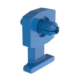 Panduit KIMS-H430-M6 | KIMS-H430-M6 Cable Tie Mount, Blue, PA 6.6, Push Rivet, 0.735x0.49", PK1000