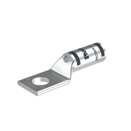 Panduit LCA2-56-Q | Pan-Lug LCA2-56-Q Comp. Lug, 2, Tin Plt Copper, Strt, One 0.31" Stud, PK25