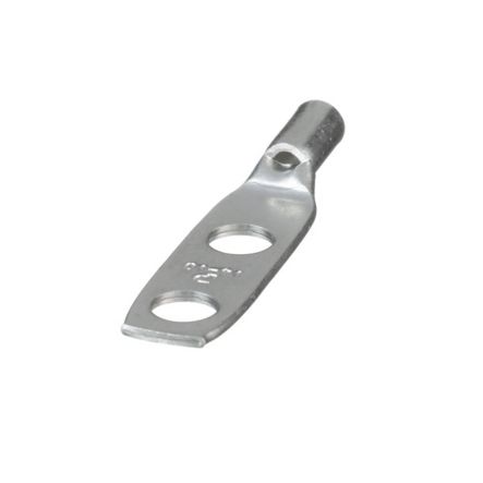 Panduit LCD10-14A-L | Copper Compression Lug, 2 Hole, #10 AWG, 1/4"; (6.4mm) Stud, 0.63"; (16mm) Hole Spacing