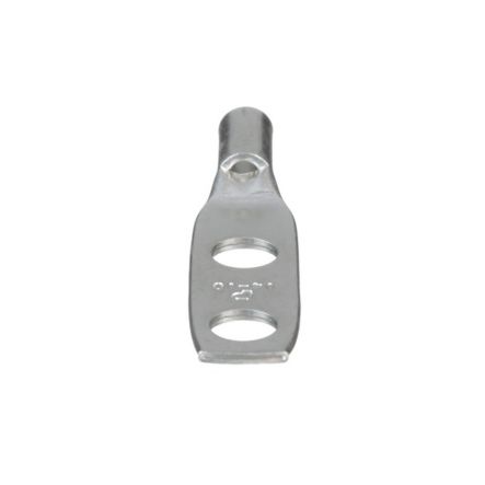 Panduit LCD10-14A-L | Copper Compression Lug, 2 Hole, #10 AWG, 1/4"; (6.4mm) Stud, 0.63"; (16mm) Hole Spacing