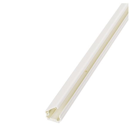 Panduit LDPH3WH8-A | LDPH3 Hinged, 2-piece Power Rated Raceway With Adhesive 8FT., White