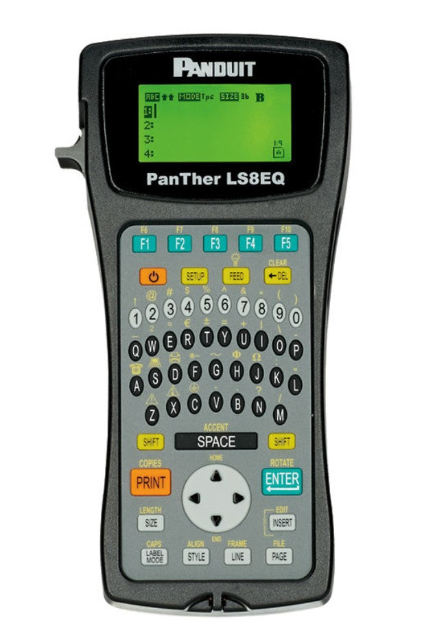 Panduit LS8EQ | Panther Hand-Held Thermal Transfer Printer with Qwerty Keypad