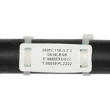 Panduit M200X080FQT | M200X080FQT Marker Plate, PO, White, TT, 0.8"x2", 0.8" PO H, RL1