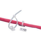 Panduit MBMS-S10-CY | Mbms-S10-Cy Cable Tie Mount, Natural, Aluminum, Screw, 0.14X0.5", 100Pk