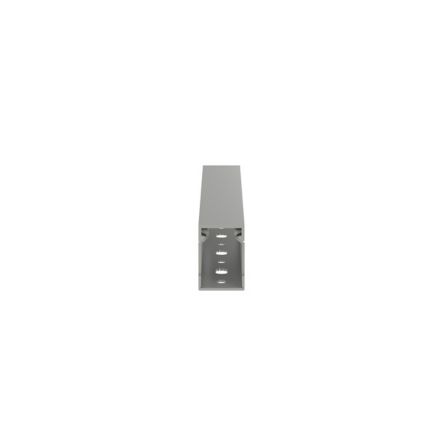 Panduit MC25X37IG2 Slotted Metric Duct, PVC, 25mm x 37mm x 2M, Light Gray, Base and Covers Sold Separately