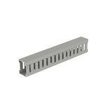 Panduit MC25X37IG2 Slotted Metric Duct, PVC, 25mm x 37mm x 2M, Light Gray, Base and Covers Sold Separately