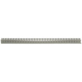 Panduit MC37X75IG2 Slotted Metric Duct, PVC, 37mm x 75mm x 2M, Light Gray