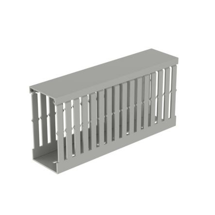 Panduit MC50X100IG2 | Panduct MC50X100IG2 Narrow Slot Duct, Gray, PVC, 3.85"x1.95", PK2