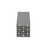Panduit MC75X75IG2 Slotted Metric Duct, PVC, 75mm x 75mm x 2M, Light Gray