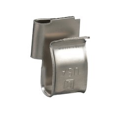 Panduit MEC100-90-PV-C | MEC100-90-PV-C Cable Clip, 1-wire, SS, Clip-On, 90° Orientation, 12 Guage, PK100