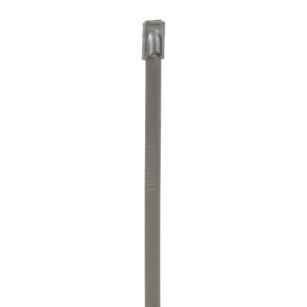 Panduit MLT1S-CP | Pan-Steel MLT1S-CP Cable Tie, SS 304, Standard, 1" Dia., PK100