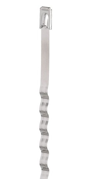 Panduit MLT2.7WS-LP | Wave-Ty Stainless Steel Cable Tie