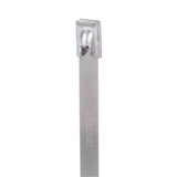 Panduit MLT4H-LP | Pan-Steel MLT4H-LP Cable Tie, SS 304, Heavy, 4" Dia., PK50