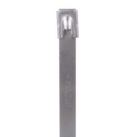 Panduit MLT4H-LP | Pan-Steel MLT4H-LP Cable Tie, SS 304, Heavy, 4" Dia., PK50