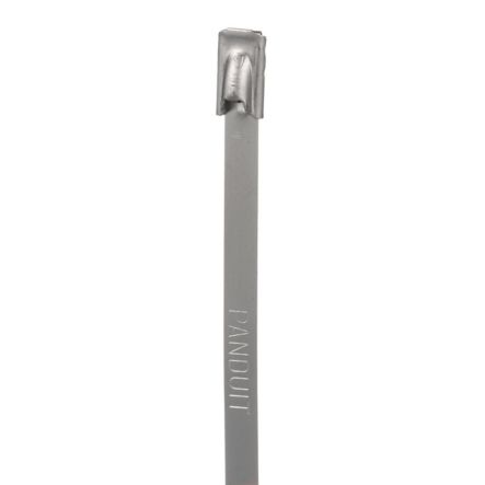Panduit MLT4S-CP | Pan-Steel MLT4S-CP Cable Tie, SS 304, Standard, 4" Dia., PK100