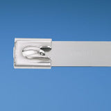 Panduit MLT4SH-LP | Pan-Steel MLT4SH-LP Cable Tie, SS 304, Natural, Super Heavy, 4" Dia., PK50