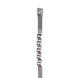 Panduit MLT4WH-LP | Wave-Ty MLT4WH-LP Wave Cable Tie, SS 304, Natural, Heavy, 4" Dia., PK50