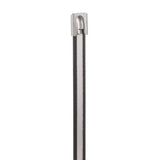 Panduit MLTC2H-LP316 | Pan-Steel MLTC2H-LP316 Cable Tie, PA 11 Coated SS 316, Black, Heavy, 2" Dia.