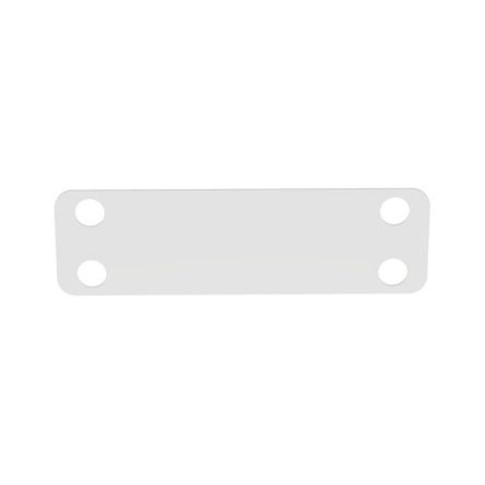 Panduit MP200-C | Mp200-C Marker Plate, Black, Pa 6.6, Cable Tie, 2X0.75", 100Pk