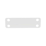Panduit MP200-C | Mp200-C Marker Plate, Black, Pa 6.6, Cable Tie, 2X0.75", 100Pk