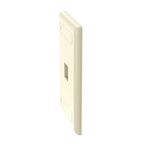 Panduit NK1FEIY | NK 1-Port, single gang, flush mount Faceplate With labels, Electric Ivory