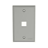 Panduit NK1FNIG | NetKey Faceplate, 1-Port, International Gray