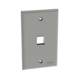 Panduit NK1FNIG | NetKey Faceplate, 1-Port, International Gray