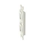Panduit NK2106MFIW | NK 2-Port, screw mount ";106"; Duplex module frame, Off White