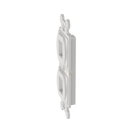Panduit NK2106MFWH | NK 2-Port, screw mount ";106"; Duplex module frame, White