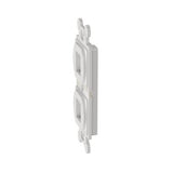 Panduit NK2106MFWH | NK 2-Port, screw mount ";106"; Duplex module frame, White