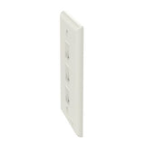 Panduit NK3FNIW | Netkey Faceplate, 3-Port, International White