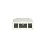 Panduit NK4BXIW-AY | NK 4-Port Surface Mount Box, Office White