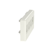 Panduit NK4MFIW | NK 4-Port, Modular Furniture Faceplate, Off White
