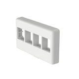 Panduit NK4MFWH | NK 4-Port, Modular furniture Faceplate, White