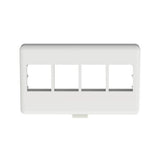 Panduit NK4MFWH | NK 4-Port, Modular furniture Faceplate, White